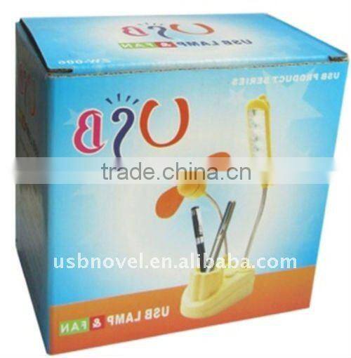 Ultra Silent USB Mini USB Fan with led light