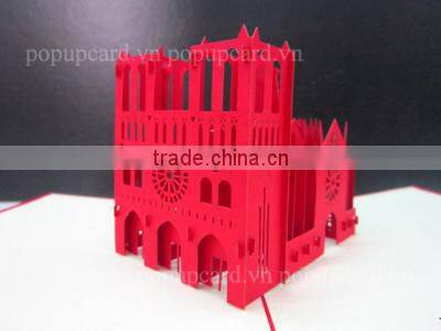 3d pop up card Christmas Scene Greeting