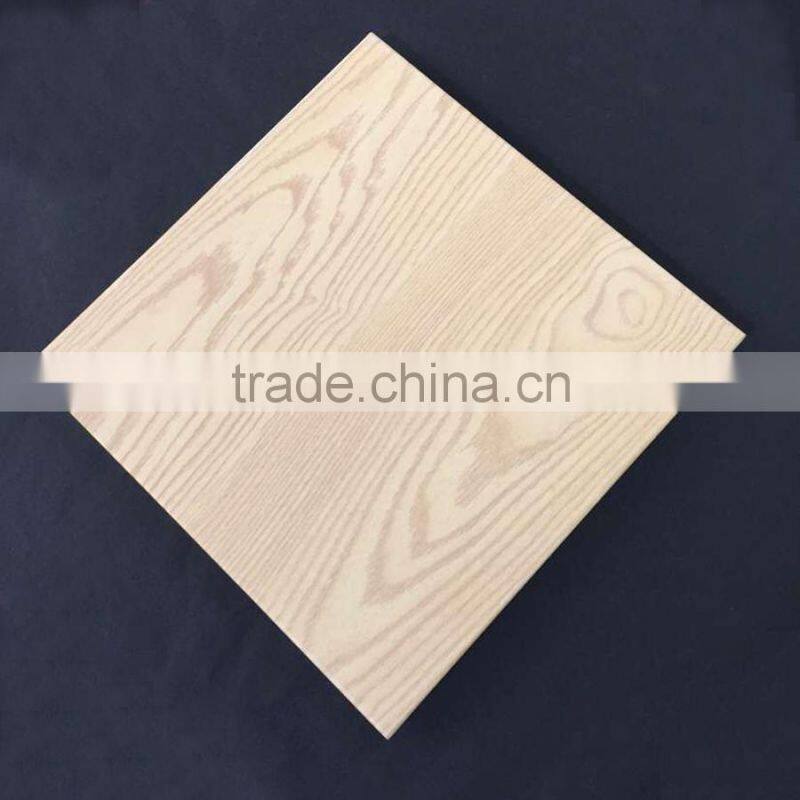 300 * 300MM Wood Grain Aluminum Suspended Ceiling Home Decoration Ceiling Panel Anti-corrosion Clip In Ceiling