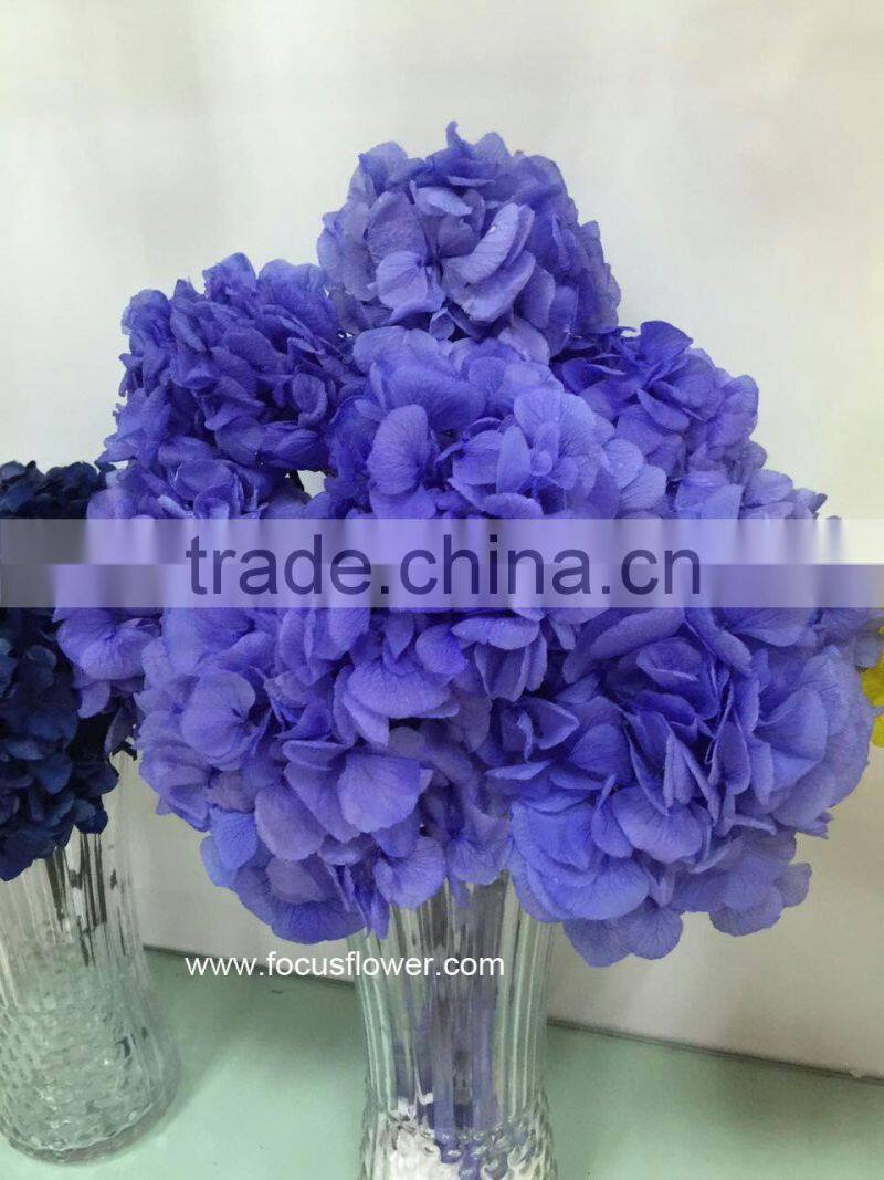 Factory Wholesale Artificial Flower Wholesale Blue Artificial Hydrangea Flowers