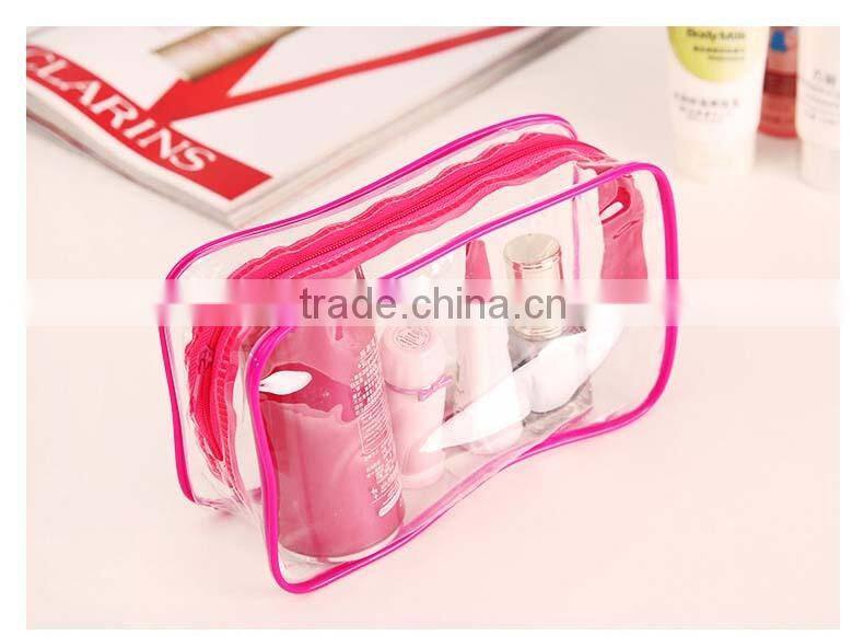 convenient slight plastic bags with smooth zipper for everything like the sationery, bathroom products, gift packaging, cosmetic