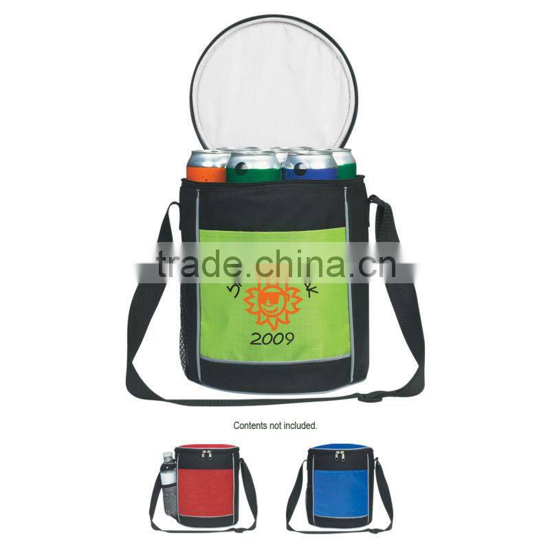 Promotional Round Kooler Bag-Lime Green