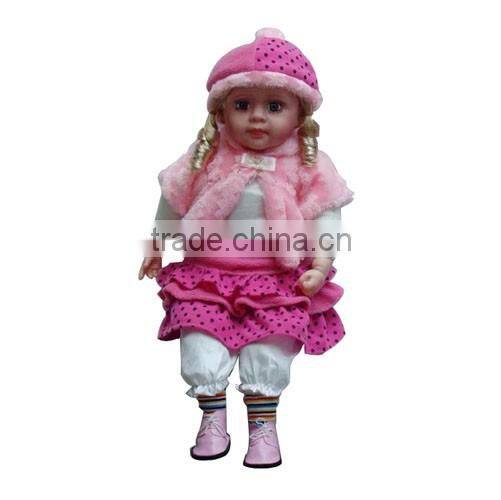 Curly Hair Baby Girl Dancing Happy Electrical Doll