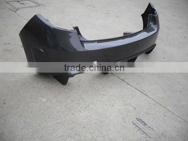 Carbon Fiber Racing Style Rear bumper Body Kit FOR Impreza GRB
