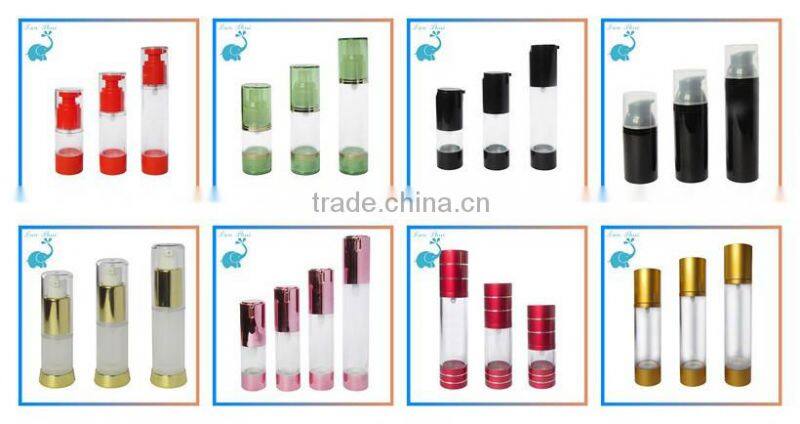 Airless Round Pump Container Bottles And Packaging Cosmetic airless bottle cosmetic container