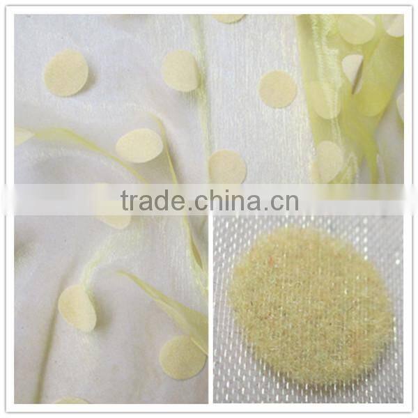 Flocking Organza Fabric for Dress