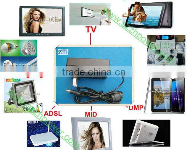 adapter ac 12v 24W 12v 2a USA adaptors passed UL GS CE KC