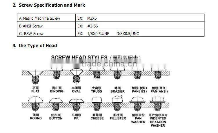 carbon steel phillips self drilling tapping screws