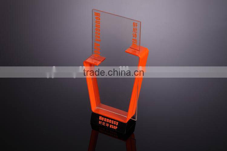 Customized Clear acrylic menu holder
