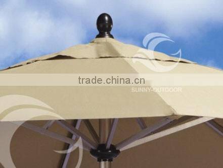 Outdoor Patio Umbrella Middle Aluminium Umbrella with Marble Base