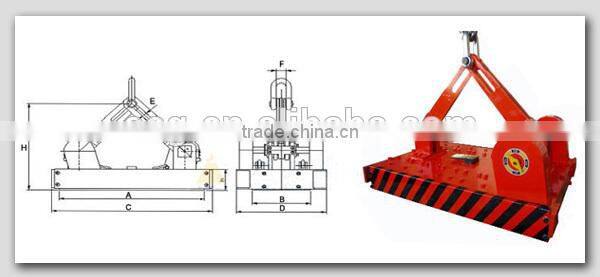 5000KG/5T NdFeB Magnet Automatic Permanent Magnetic Lifter/Magnetic Hoist
