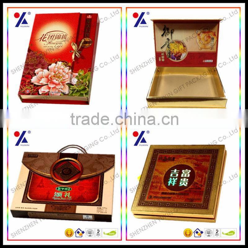 mooncake gift packaging box with fancy tray
