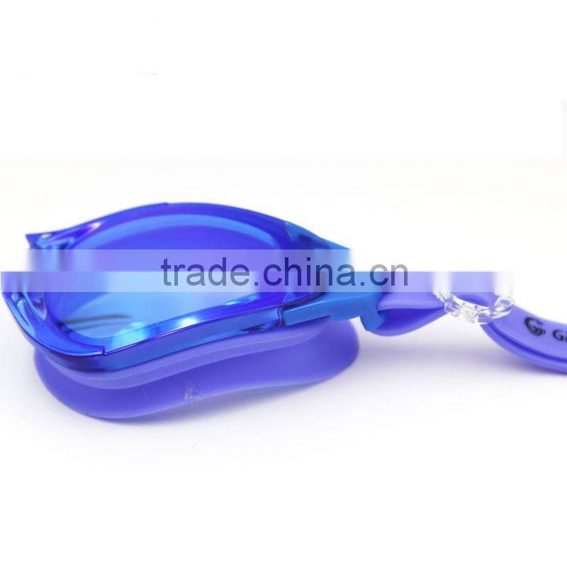 High grade silicone cartoon child swimming goggles for kids