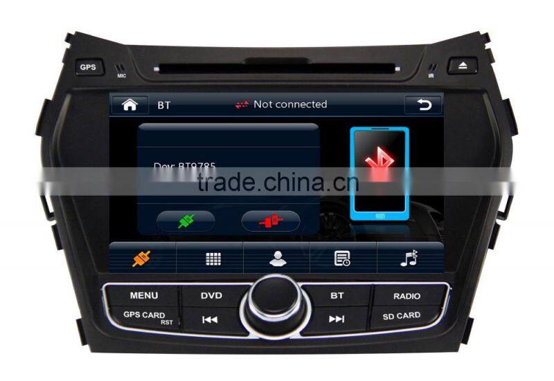 touch screen stereos audio type player multimedia navigator car stereo for Hyundai ix45 gps