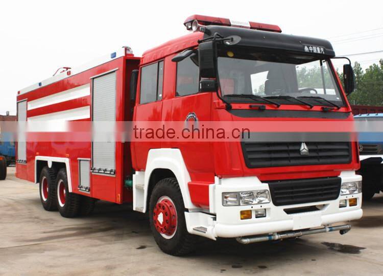 Factory sale high performance sinotruk 15000L fire fighting truck