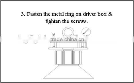 high bay led lamp with CREE & Meanwell chip on board 100W
