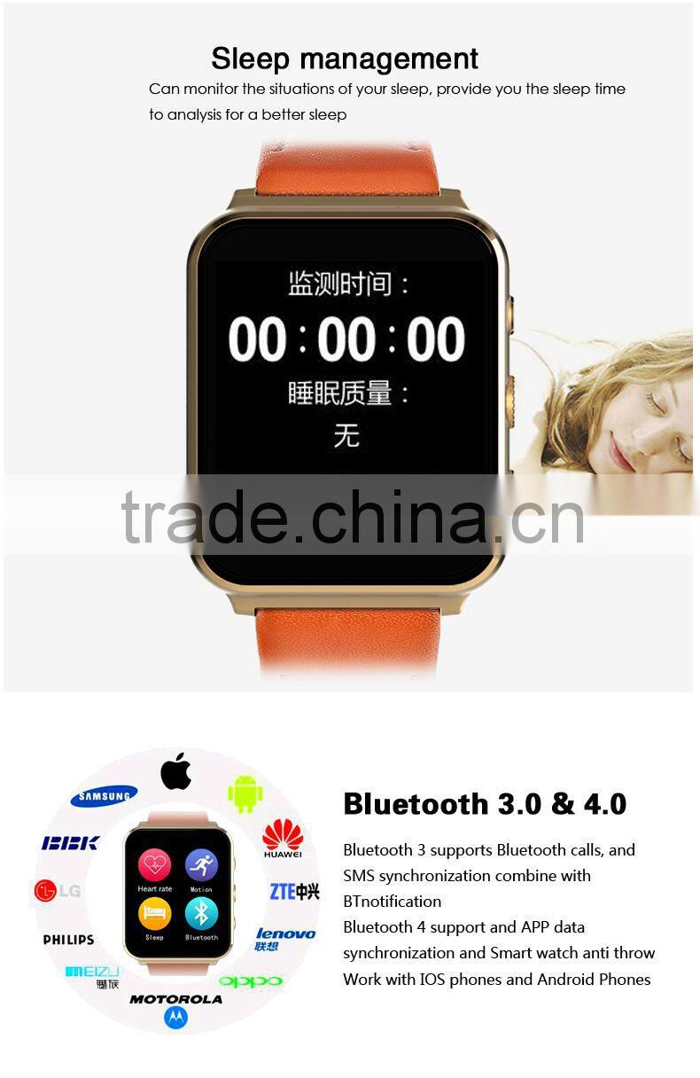 2015 new arrived intelligent Bluetooth smart watch phone