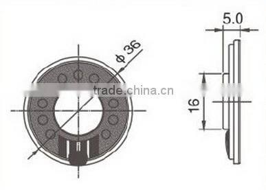 FBS36-3 0.5w 8ohm small round mini waterproof mylar speaker used for electronic products (FBELE)