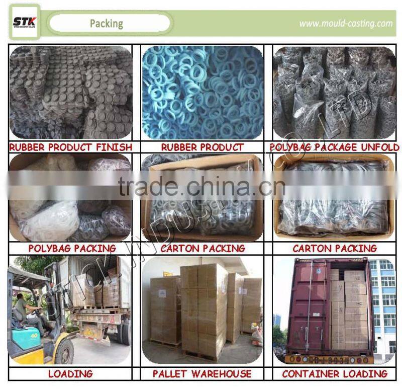 Hot Pressing Molding Black Rubber Components