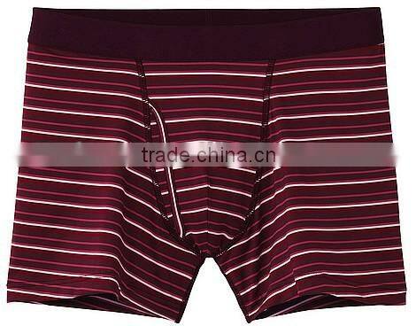 Stylish antimicrobial quick dry stripe microfiber men underwear briefs boxer shorts