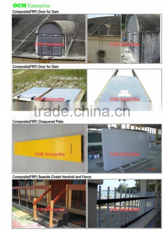 Chalet Stairs FRP Handrail and Fencing, Composite Handrail and Fencing, Fiberglass Handrail and Fencing.