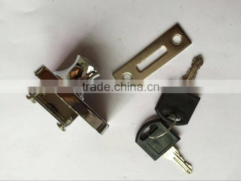 HJ-091 Furniture drawer lock, Cabinet glass door lock, Glass showcase lock