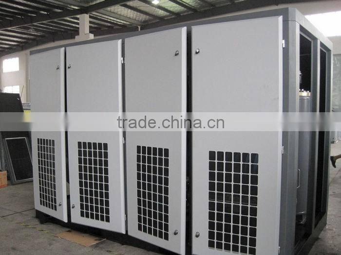 220KW/300HP variable speed screw air compressor manufacturer with CE