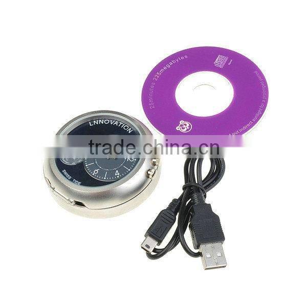 round clock camera with motion detection/hidden clock camera
