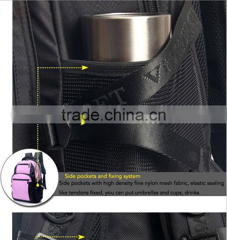2016 new arrival product waterproof teenager nylon school sport bagpack