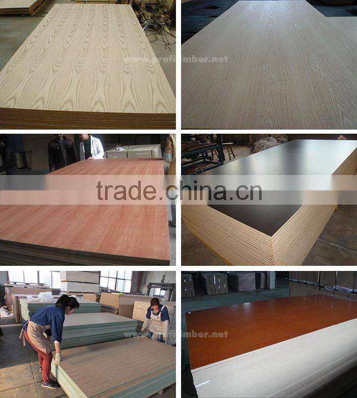 Profitimber Factory Direct Wholesale Wood Grain Melamine MDF Board