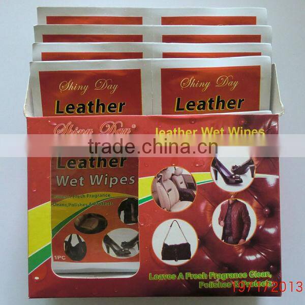 CE certification,individually wrapped leather wipes