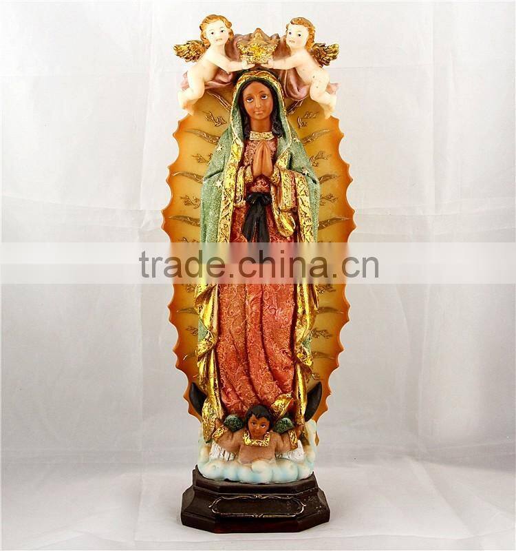 polyresin Our Lady of Guadalupe wholesale christian art