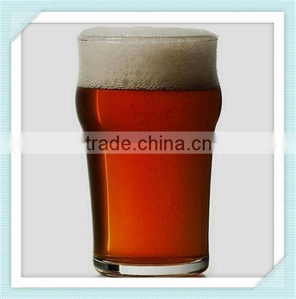 2016 Unique design beer pint glass 450ml beer glass cup for sale