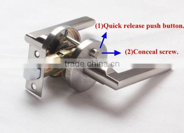 2016 America market contemporary privacy bed/bath passage hall closet hallway door lever lock set