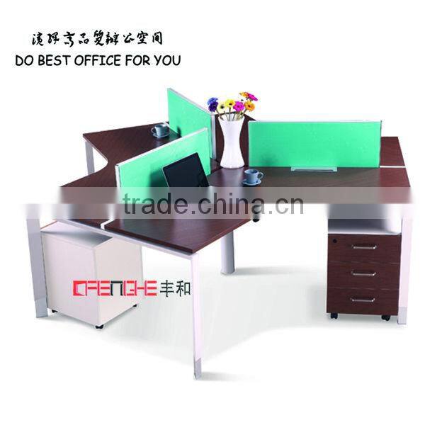 modern office cheap partition green blue color