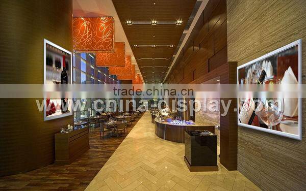 Aluminum snap frame LED picture frame