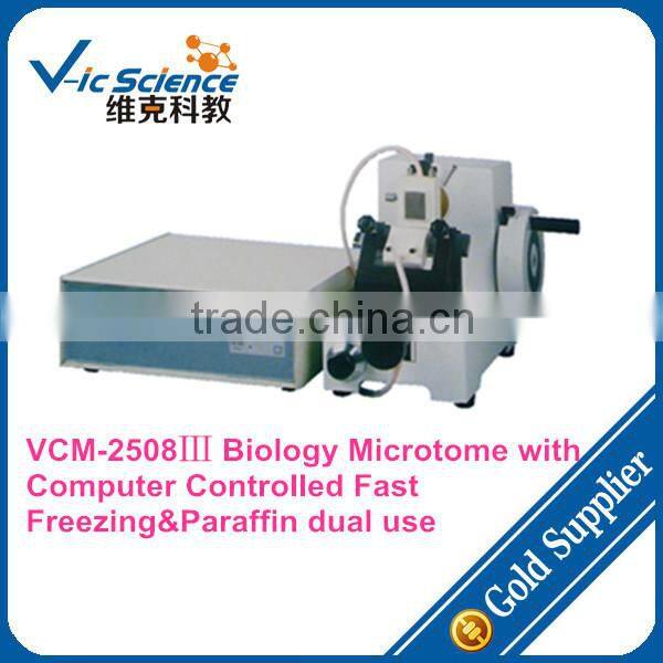 VCM-2508 III Biology Microtome with Computer Controlled Fast Freezing and Paraffin dual use