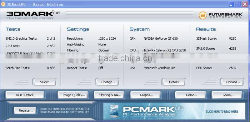 NVIDIA PCI Express GT630 graphics card 512MTC1G 128BIT DDR5