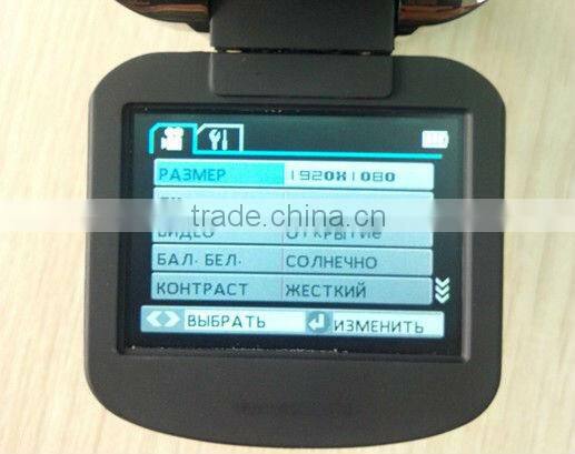 Car DVR F8000 Full HD real 1080 30fps 2.0" LCD CMOS Ambarella 5.0MP Car Camera Camcorder 120 Degree HDMI Russian