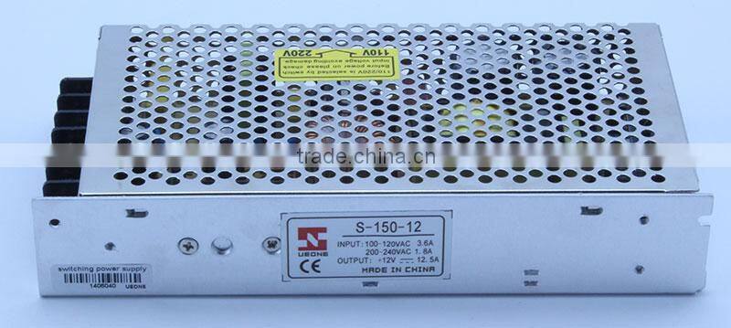 CHIAN manufacturer 150w 12.5a power supply 12v dc switching power supply