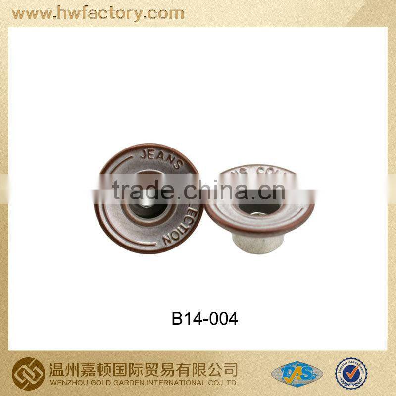 fashion design custom jean button