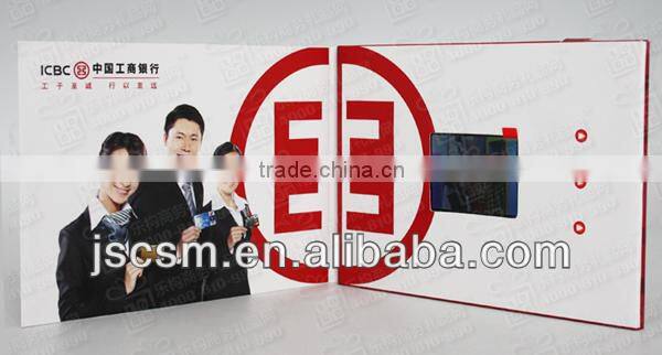 Hot sale 4.3 inch sexy video player download video brochure module for advertising