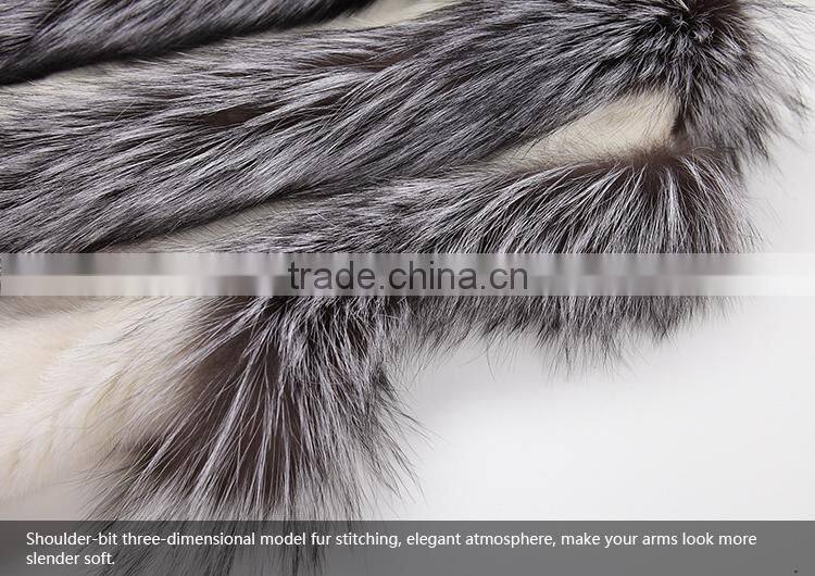 factory sale animal fur mink vest fox fur vest for ladies