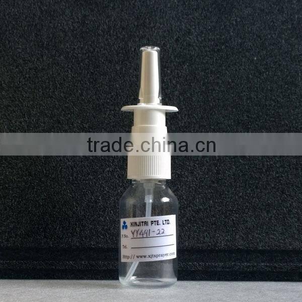 20ml PET Rod Nozzle Oral Spray Bottle with Cone Shape Shoulder