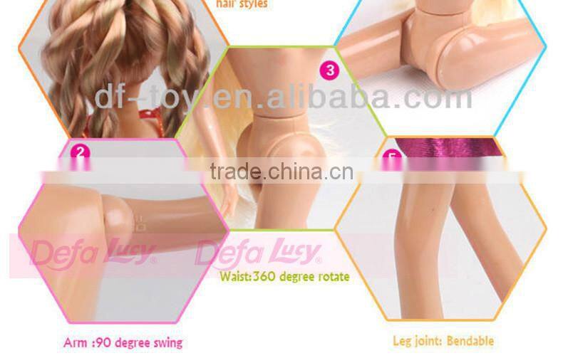 2015 Latest custom pvc doll, plastic vinyl doll with EN71