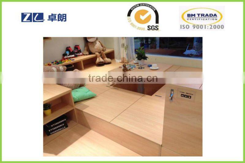 Lifting column for tatami with height adjustable