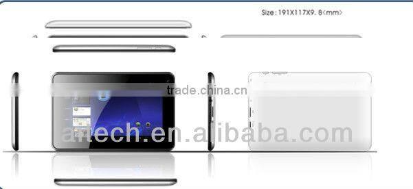 7'' android4.0 support 3D 2G and 3GPhone call wifi tablet pc