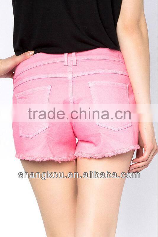 Women Casual Shorts Slim Fit Embroider Fashion Shorts Daywear Sexy Shorts