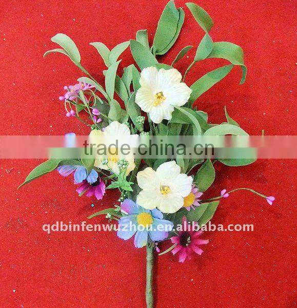 Classic Artificial Easter Fabric Flowers For Home Decoration