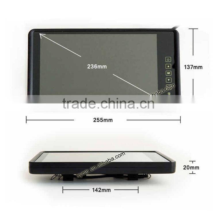 Tft Lcd 9inch Back LED Monitor Display , Back Monitor Display XY-2019